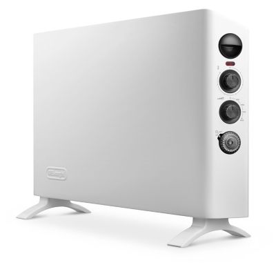 DeLonghi 1,500W Electric Indoor Space Heater & Wall Heater for Apartment, Bedroom & Office