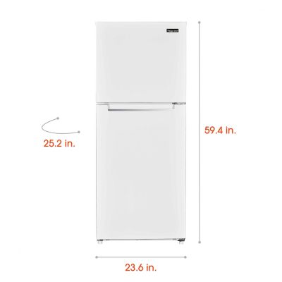 Image showing  10.1 cu. ft. Refrigerator with Top Freezer