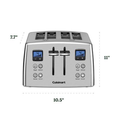 Image showing  4-Slice Countdown Metal Toaster