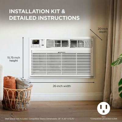Image showing 25 th TCL 10,000 BTU Smart Through-the-Wall Air Conditioner