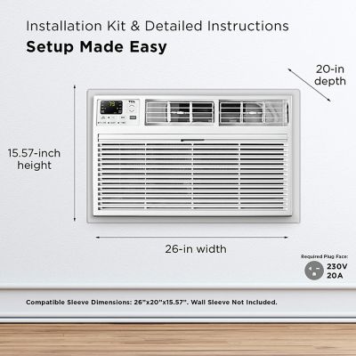 Image showing 5 th TCL 8,000 BTU Smart Through-the-Wall Air Conditioner