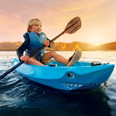 Image showing  6 ft, Shark 60 Youth Kayak, Paddle Included