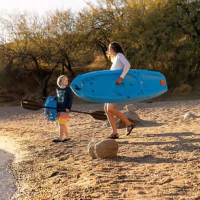 Image showing 7 th Lifetime 6 ft, Shark 60 Youth Kayak, Paddle Included