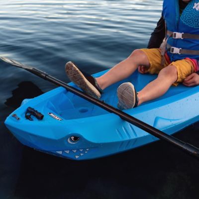 Image showing 9 th Lifetime 6 ft, Shark 60 Youth Kayak, Paddle Included