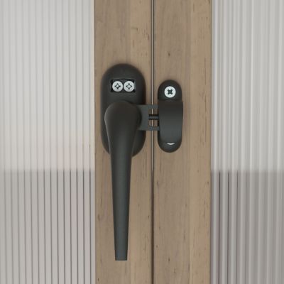 Image showing 8 th Veikous 6 x 10ft. Wood Garden Plant Greenhouse, Outdoor, Multi-Layer Polycarbonate Panels