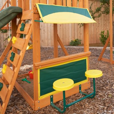 Image showing 8 th KidKraft Brightside Wooden Swing Set/Playset