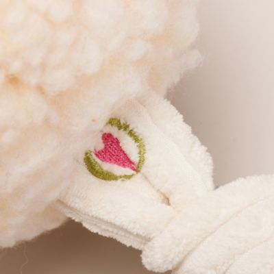 Image showing  HuggleFleece FlufferKnottie Louise Lamb Plush Dog Toy, Large