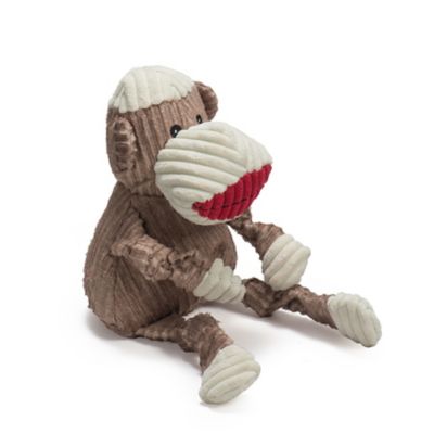 Image showing  Stuey Sock Monkey Knottie Plush Dog Toy