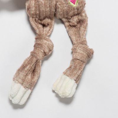 Image showing  Stuey Sock Monkey Knottie Plush Dog Toy