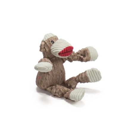 Image showing  Stuey Sock Monkey Knottie Plush Dog Toy