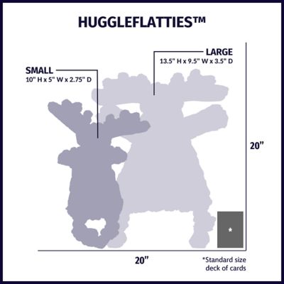 Image showing 8 th Hugglehounds HuggleFlatties Plush Dog Toy