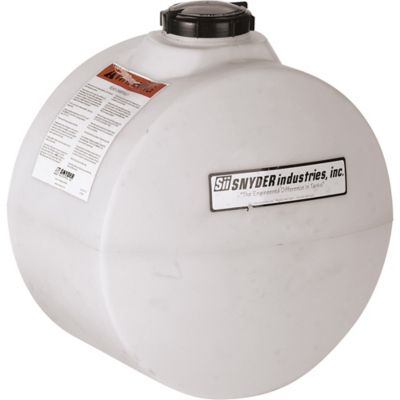 Snyder Industries 25 gal. Heavy-Duty Plastic Horizontal Sprayer Tank