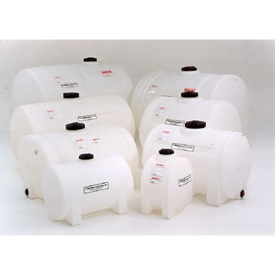 Image showing  525 gal. Heavy-Duty Plastic Horizontal Leg Tank, White