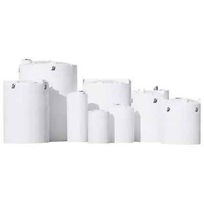 Image showing  550 gal. Plastic Vertical Dome Top Tank