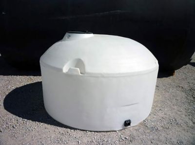 Image showing  1,100 gal. Plastic Vertical Dome Top Tank