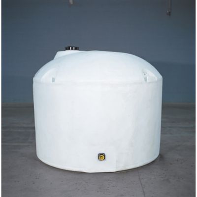 Image showing  1,500 gal. Plastic Vertical Dome Top Tank