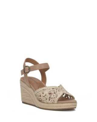 Lucky Brand Women's Coyna Floral Espadrille Wedge Sandals