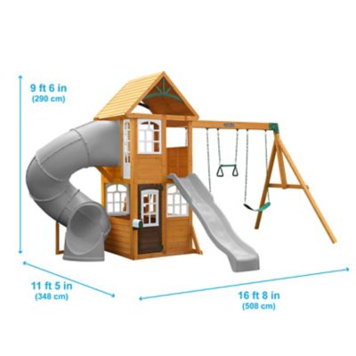 Image showing 8 th KidKraft Sterling Falls Swing Set