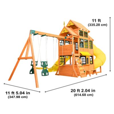 Image showing 8 th KidKraft Atlas Point Swing Set