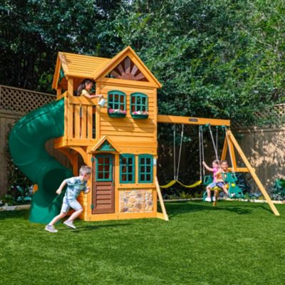 Image showing  Buffalo Crossing Swing Set