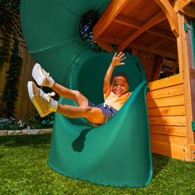 Image showing 5 th KidKraft Buffalo Crossing Swing Set