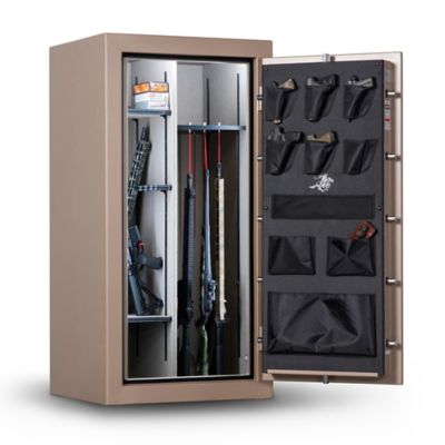Image showing  35 Long Gun + 6 Handgun 25.6 cu. ft. UL Listed Electronic Gun Safe, 60 Minute Fire Rating, Tan