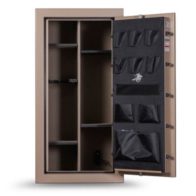 Image showing  35 Long Gun + 6 Handgun 25.6 cu. ft. UL Listed Electronic Gun Safe, 60 Minute Fire Rating, Tan