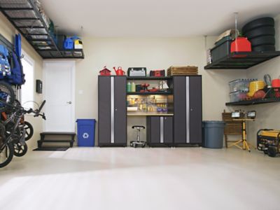 Image showing  Bold Series 7 pc. Cabinet Set with Tool, Base, Wall Cabinets and 30 in. Lockers, 50421