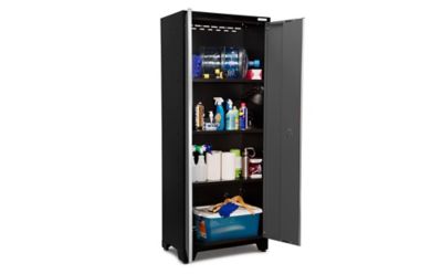 Image showing  Bold Series 14 pc. Cabinet Set with Tool, Base, Wall Cabinets and 30 in. Lockers, 50416