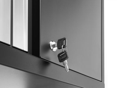 Image showing 6 th NewAge Products Bold Series 12 pc. Cabinet Set with Tool, Base, Wall Cabinets and 2 Lockers, 50610