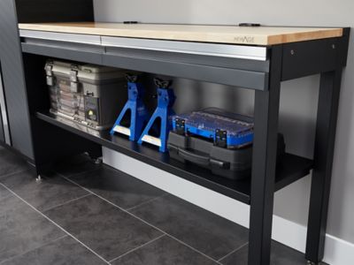 Image showing 8 th NewAge Products Bold Series 5 pc. Set with 30 in Locker, Wall Cabinet and Worktop, 73509