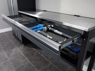 Image showing 5 th NewAge Products Bold Series 5 pc. Set with 30 in Locker, Wall Cabinet and Worktop, 73513