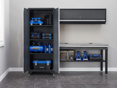 Image showing 6 th NewAge Products Bold Series 5 pc. Set with 30 in Locker, Wall Cabinet and Worktop, 73513