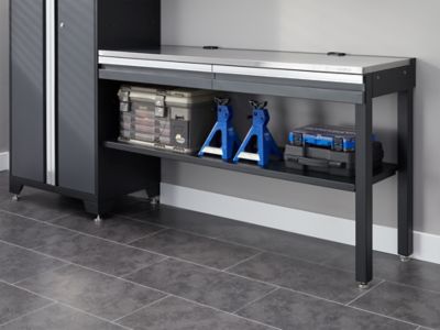 Image showing 7 th NewAge Products Bold Series 5 pc. Set with 30 in Locker, Wall Cabinet and Worktop, 73513