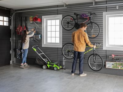 Image showing 6 th NewAge Products 40 sq. ft. PVC Slatwall, Silver