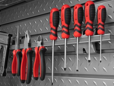 Image showing  12 pc. PVC Slatwall AccessoryKit