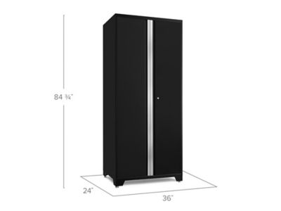 Image showing  36 in. Secure Gun Cabinet with Accessories, Black