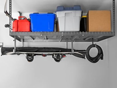 Image showing 5 th NewAge Products VersaRac 4 ft. x 8 ft. Adjustable Overhead Rack