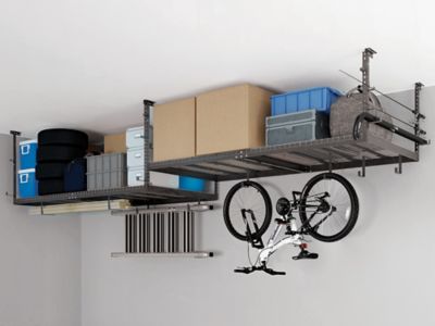 Image showing 6 th NewAge Products VersaRac 4 ft. x 8 ft. Adjustable Overhead Rack