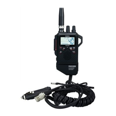 Image showing  Pro Series 40-Channel Weatherband Handheld CB Radio with Whip Antenna, Black