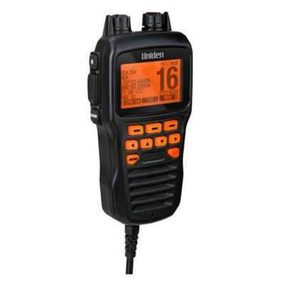 Uniden Remote Microphone for Uniden UM725-Series Marine VHF Radios, Black
