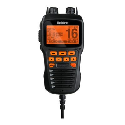 Image showing  Remote Microphone for Uniden UM725-Series Marine VHF Radios, Black