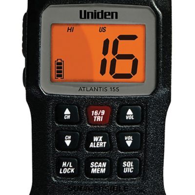 Image showing  Atlantis 155 Floating Handheld 2-Way VHF Marine Radio