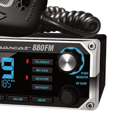 Image showing 5 th Uniden Bearcat 880FM 40-Channel CB Radio, AM/FM Transmit and Receive with 7-Color LCD Display