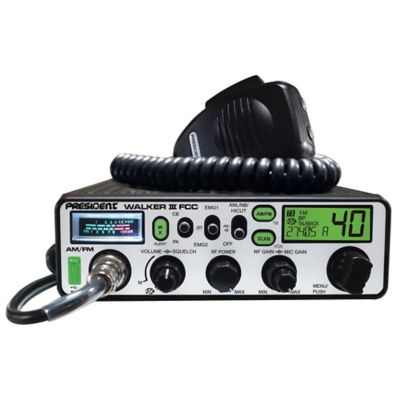 Image showing  Walker III FCC 40-Channel 12V AM/FM Weatherband CB Radio, 4W