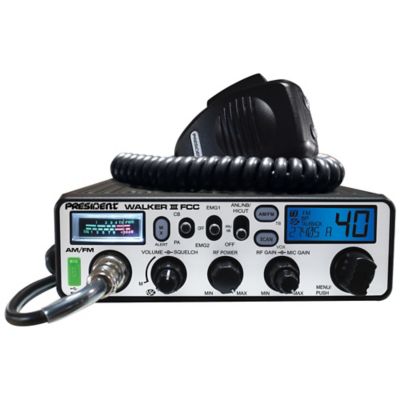 Image showing  Walker III FCC 40-Channel 12V AM/FM Weatherband CB Radio, 4W