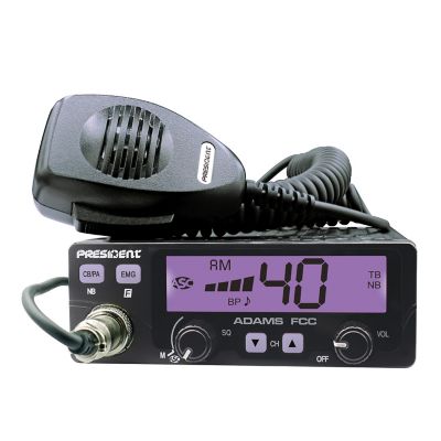 Image showing 5 th President ADAMS FCC CB Radio
