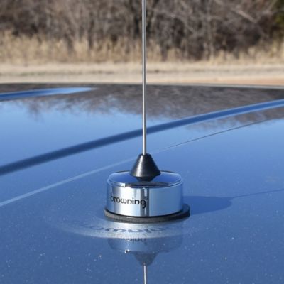 Image showing 6 th Browning 200-Watt Pretuned 152 MHz to 162 MHz Tunable Nut-Type UHF Antenna with NMO Mounting