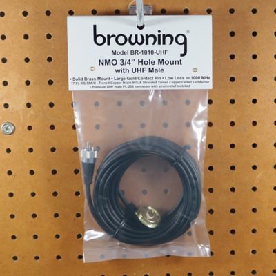 Image showing  3/4 in. NMO Hole Mount with Preinstalled UHF Male PL-259 Connector