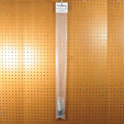 Image showing 5 th Browning 200-Watt Pretuned Wide-Band 144 MHz to 174 MHz 2.4-dBd-Gain VHF Silver Antenna with Spring and NMO Mounting